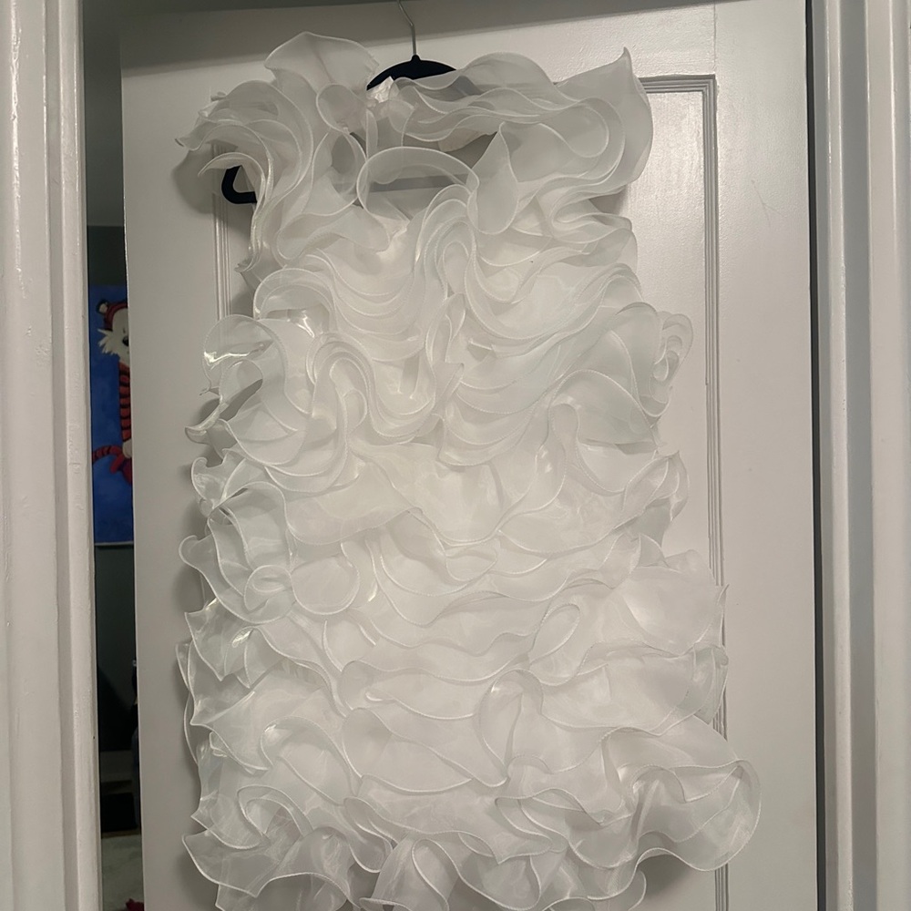 Azalea Wang tulle backless dress medium